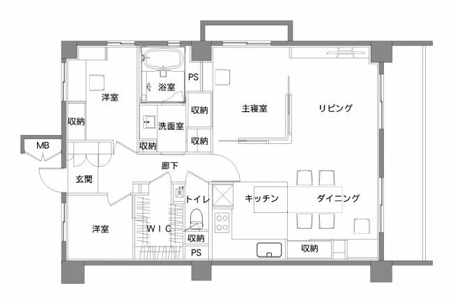 ■L字型キッチン