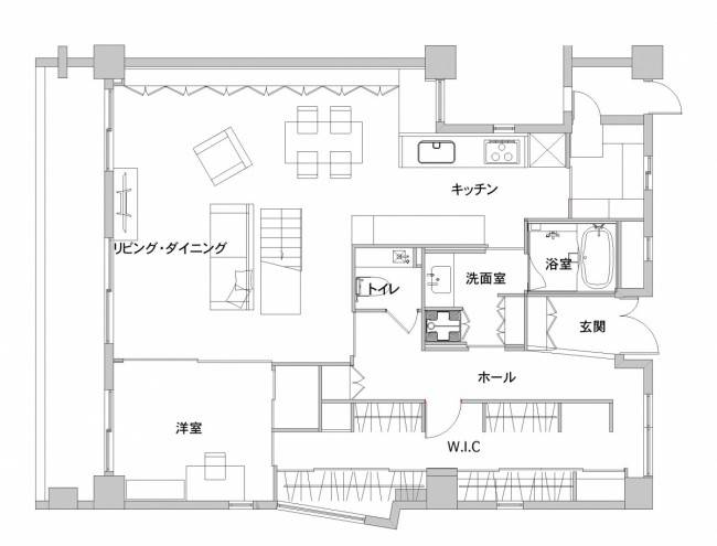 ■壁付けキッチン