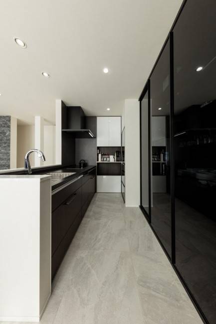 半オーフ゜ン型キッチン1